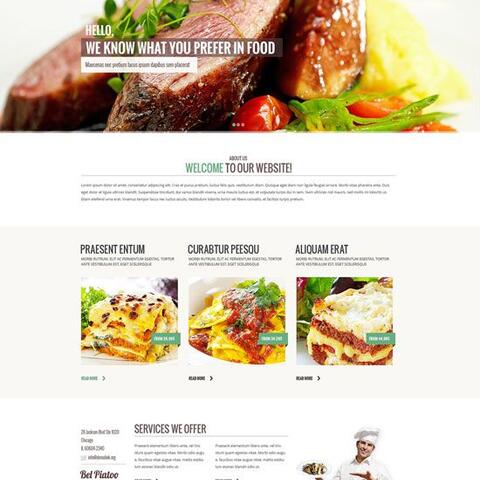 Thiết kế website Nhà hàng- Quán cà phê