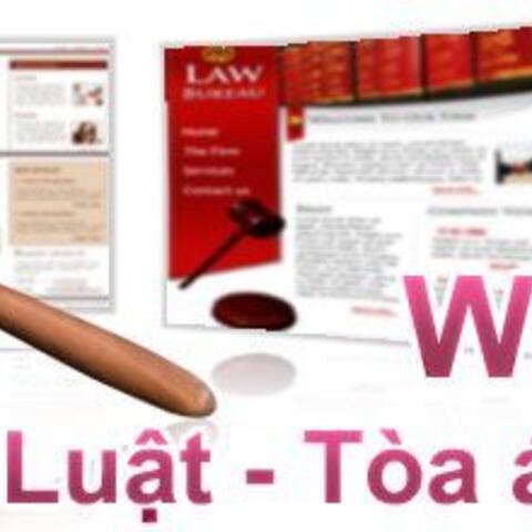 Thiết kế website công ty, văn phòng luật - tòa án