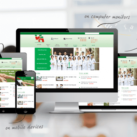 Thiết kế website bệnh viện - phòng khám