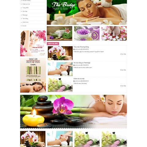 Thiết kế website thẩm mỹ viện - Spa ấn tượng