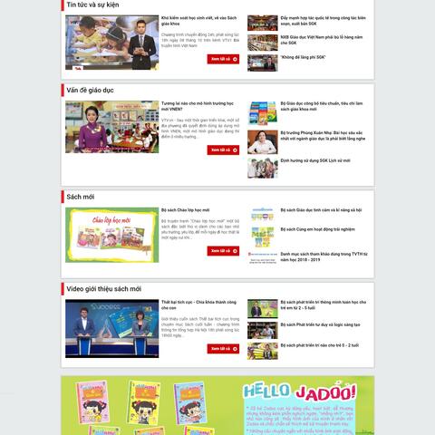 Thiết kế website nhà xuất bản chuyên nghiệp