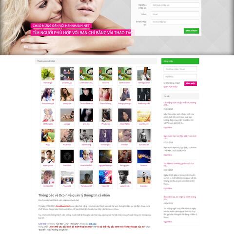 Thiết kế website Tình bạn & Tình yêu ấn tượng