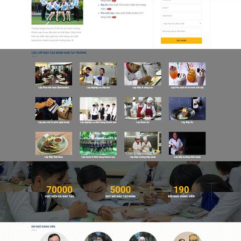 Thiết kế website trung cấp chuyên nghiệp
