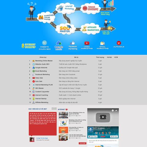 Thiết kế website Đào tạo kỹ năng - nghiệp vụ chuyên nghiệp