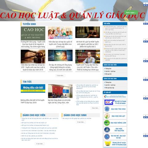 Thiết kế website Trung tâm Giáo dục thường xuyên chuyên nghiệp