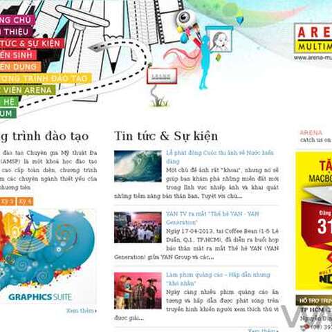 Thiết kế website Đào tạo Tin học chuyên nghiệp