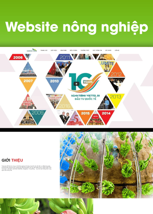 Xây dựng website LandingPage trang trại