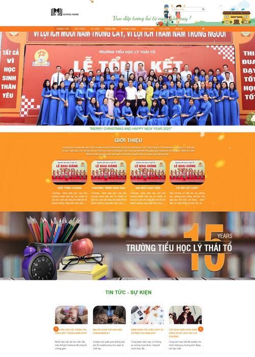 Thiết kế website edu 20