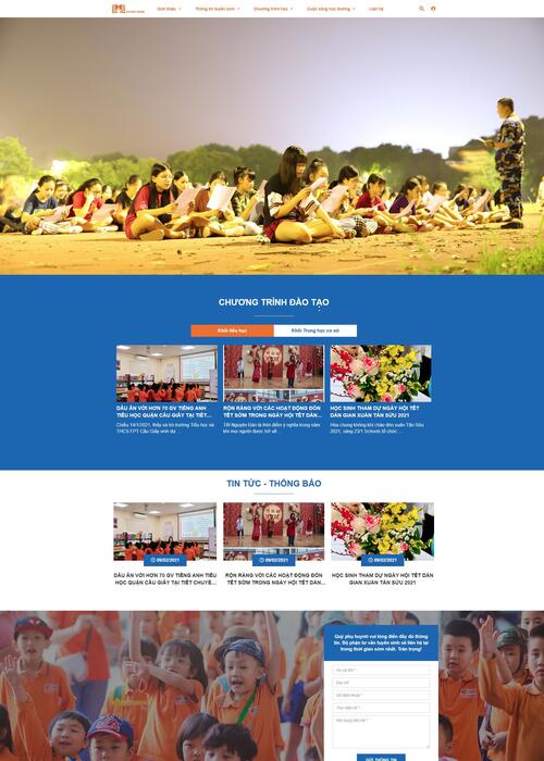 Thiết kế website Edu 22