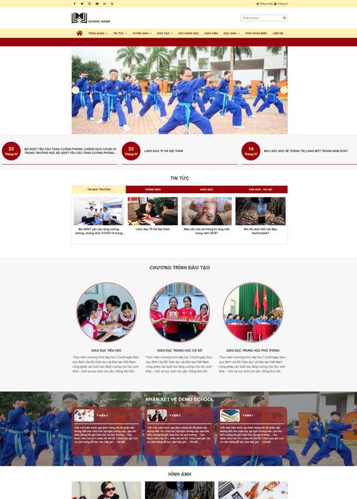 Thiết kế website Edu 23