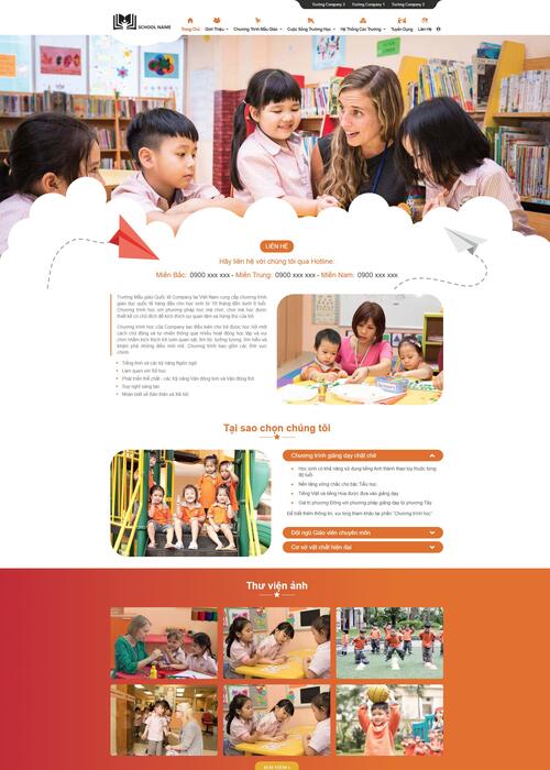 Thiết kế website Edu 28
