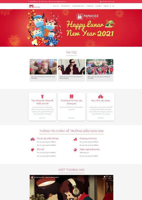 Thiết kế website Edu 29