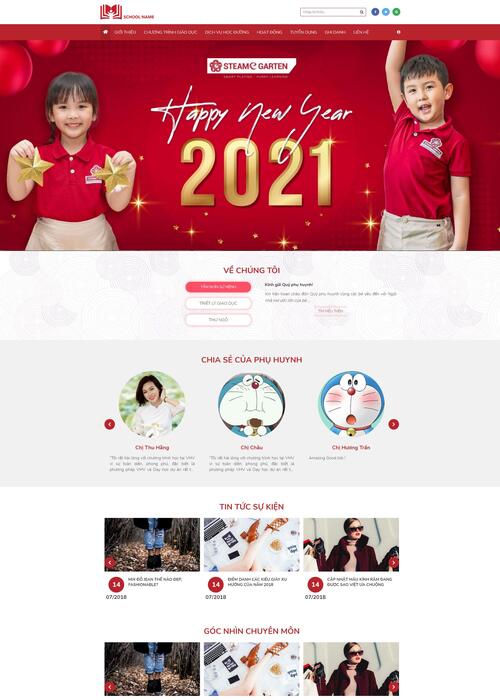 Thiết kế website Edu 30