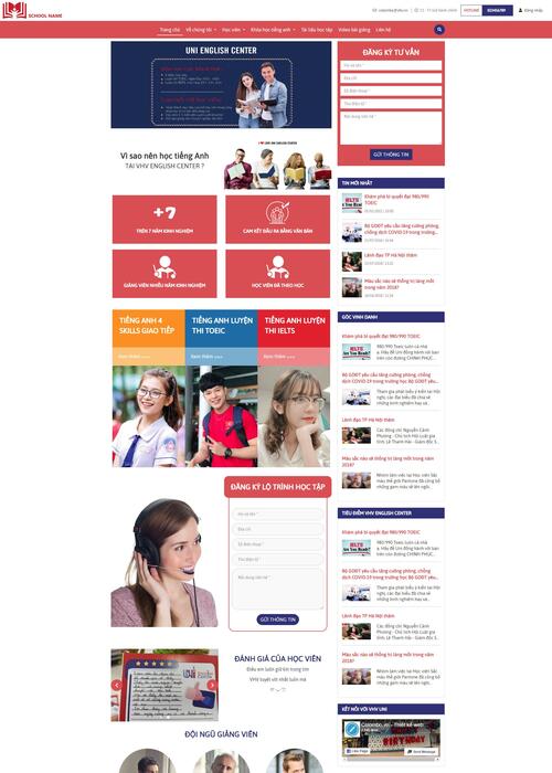 Thiết kế website Edu 32