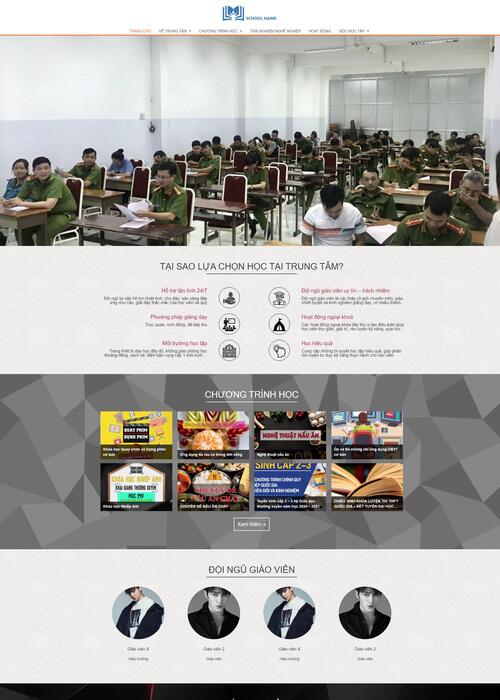 Thiết kế website Edu 37