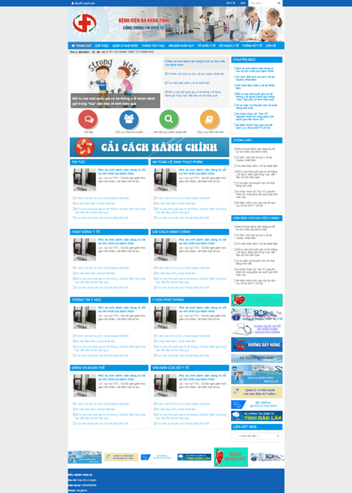 Thiết kế website bệnh viện 22