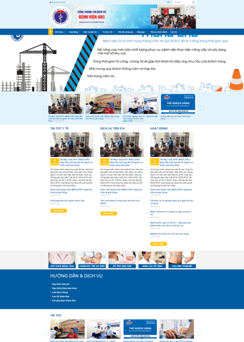 Làm website bệnh viện 23