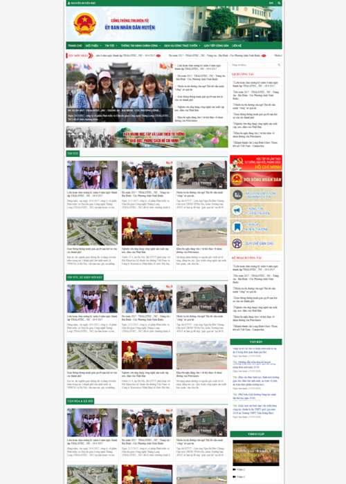 Thiết kế website ủy ban nhân dân huyện 03
