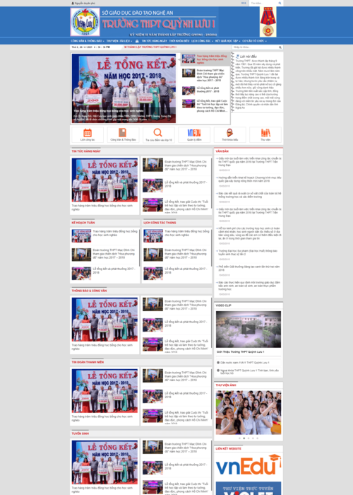 Làm website trường học 09 (THCS)