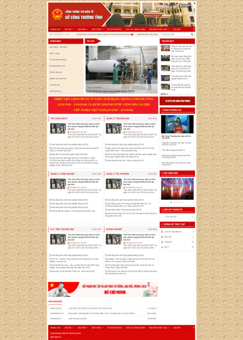 Xây dựng website Sở công thương 20