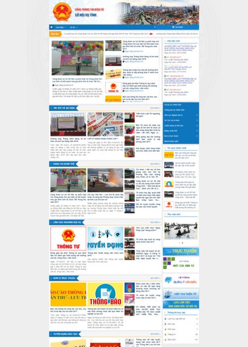 Xây dựng website Sở nội vụ 26
