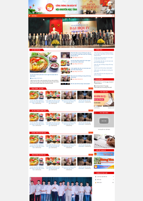 Thiết kế website hội khuyến học 29