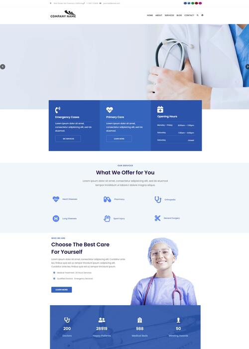 Thiết kế website bệnh viện 34