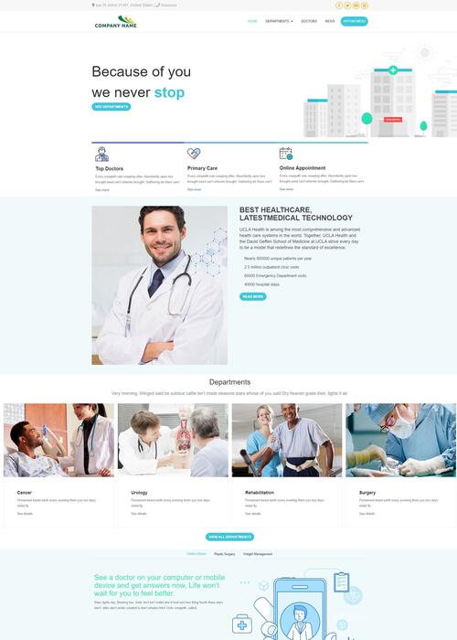 Thiết kế website bệnh viện 40