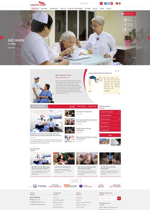 Thiết kế website bệnh viện 44