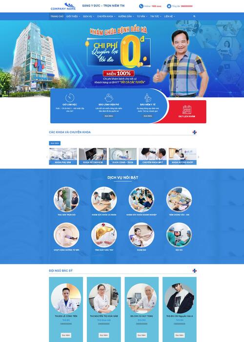 Thiết kế website bệnh viện 46