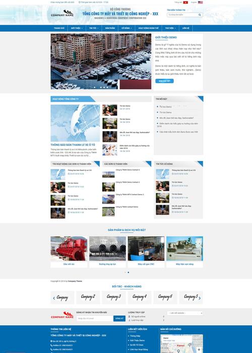 Thiết kế website giới thiệu doanh nghiệp 12