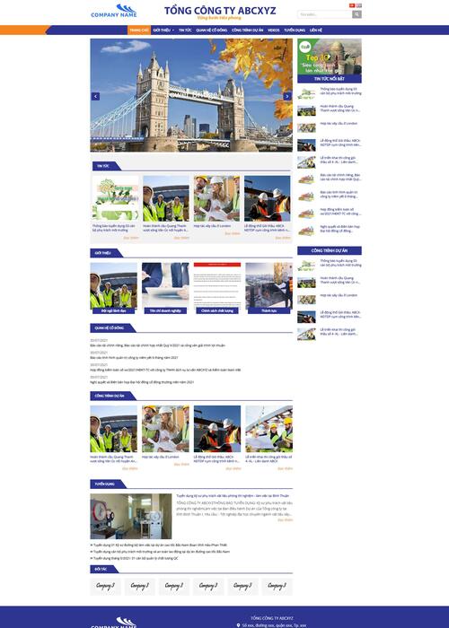 Thiết kế website giới thiệu doanh nghiệp 14