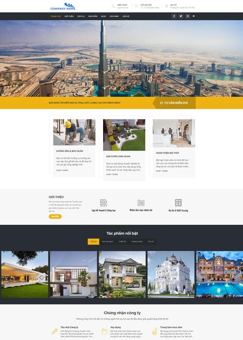 Thiết kế website giới thiệu doanh nghiệp 21