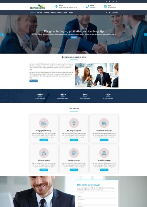 Thiết kế website giới thiệu doanh nghiệp 22