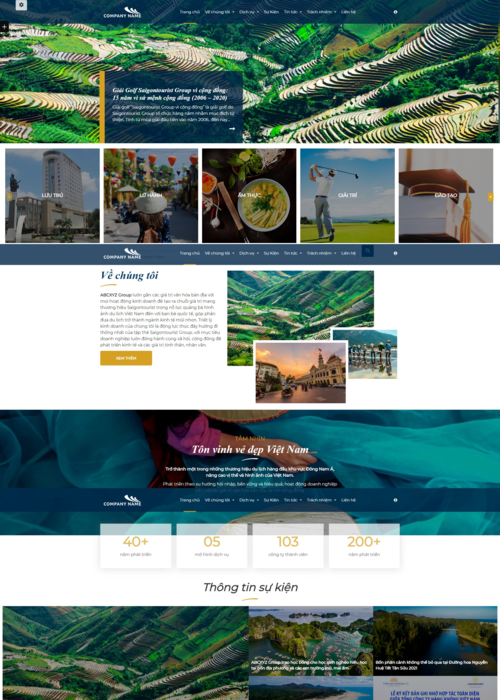 Thiết kế website du lịch 124