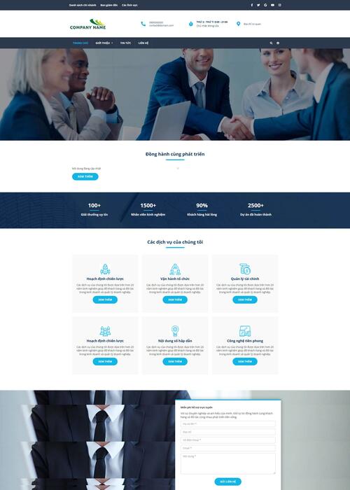 Thiết kế website giới thiệu doanh nghiệp 31