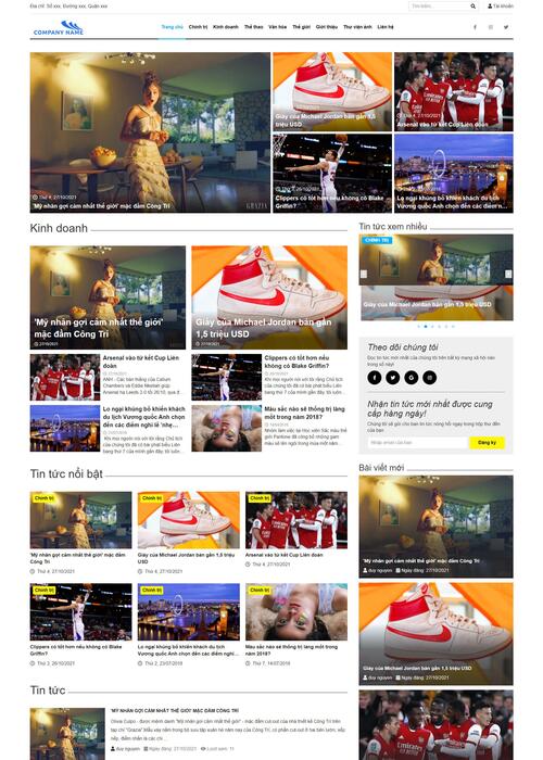 Thiết kế website tin tức 42